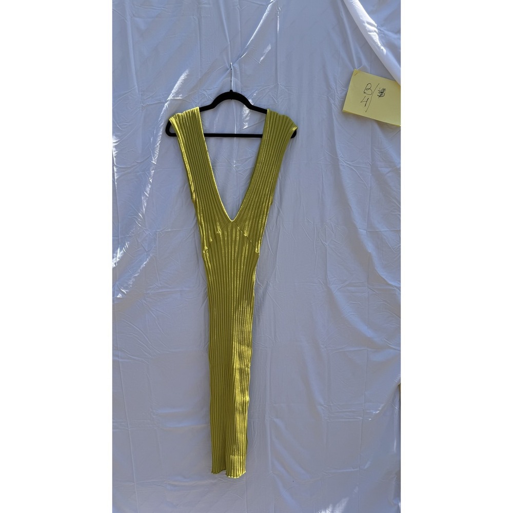 Simon Miller RIB V-Neck Sleeveless Micro Modal Blend Dress -